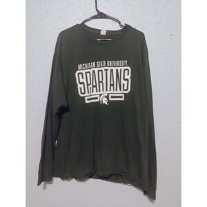MSU Michigan State Spartans XL Long Sleeve Shirt Cool College NCAA Sports Shirt
